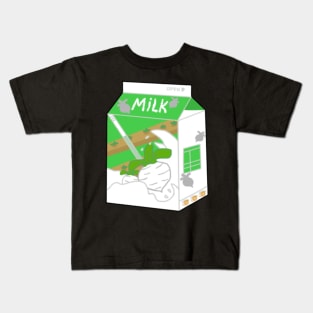 White Turnip milk Kids T-Shirt